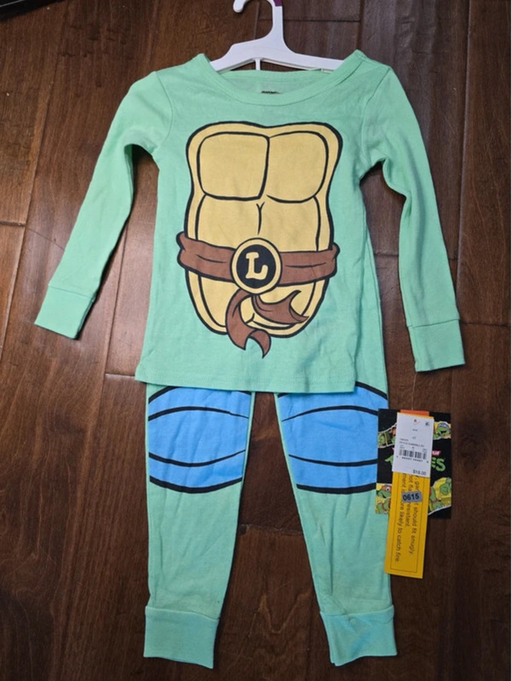 4t brand new teenage mutant ninja, turtle pajamas. Item 615G7